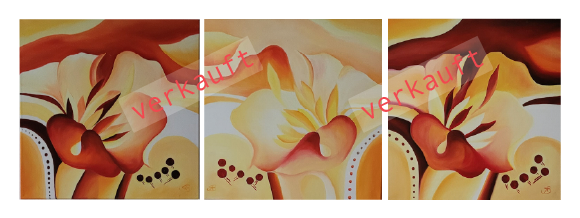 Psychedelische Muster Trilogie